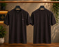 Premium brown Men's Half Sleeve Crew Neck Cotton T-Shirt | Soft Breathable Casual Tee