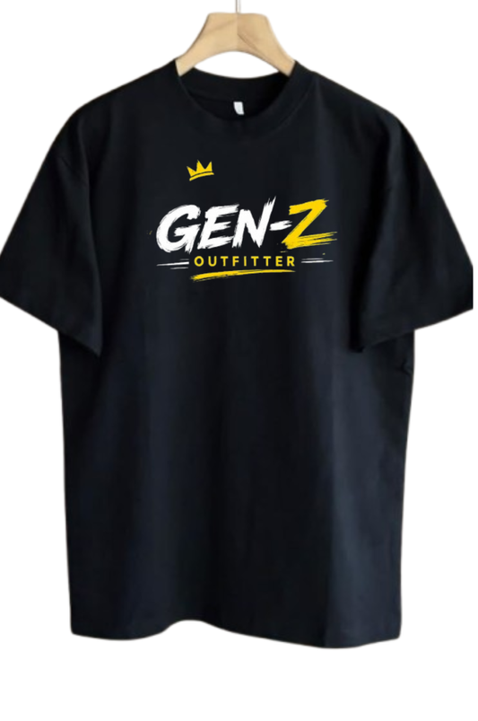 Men's BLACKN"Gen-Z Outfitter" Graphic Tee – Urban Streetwear Casual T-Shirt